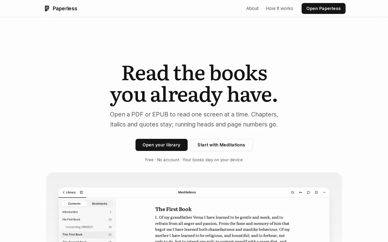 Paperless cover image